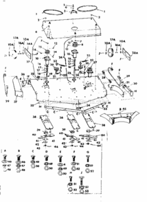 Page A Diagram and Parts List for 917251030  Craftsman Lawn Mower