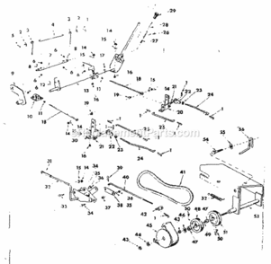 Page B Diagram and Parts List for 917251030  Craftsman Lawn Mower