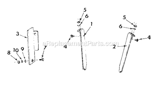 Page C Diagram and Parts List for 917251030  Craftsman Lawn Mower