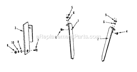 Page B Diagram and Parts List for 917251041  Craftsman Lawn Mower