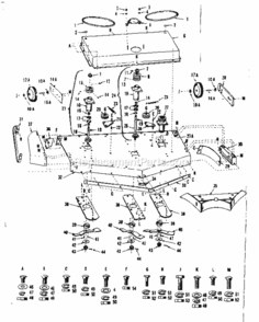Page A Diagram and Parts List for 917251042  Craftsman Lawn Mower