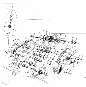 Page F Diagram and Parts List for 91725111  Craftsman Lawn Tractor