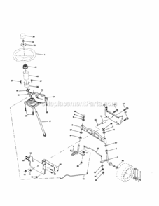 Page D Diagram and Parts List for 917251120  Craftsman Lawn Tractor