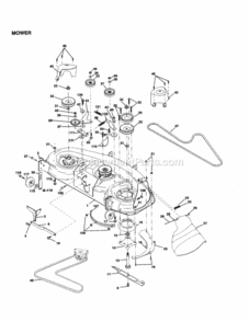 Page J Diagram and Parts List for 917251160  Craftsman Lawn Tractor