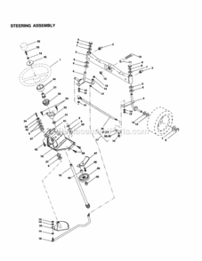 Page D Diagram and Parts List for 917251160  Craftsman Lawn Tractor