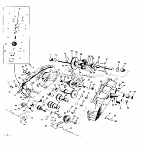 Page F Diagram and Parts List for 91725121  Craftsman Lawn Tractor
