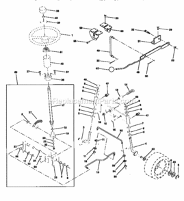 Part Location Diagram of 146841 Generac PLASTIC BEARING; CE2