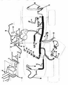 Page A Diagram and Parts List for 917251471  Craftsman Lawn Tractor