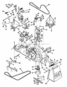 Page J Diagram and Parts List for 917251471  Craftsman Lawn Tractor