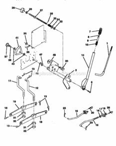 Page I Diagram and Parts List for 917251471  Craftsman Lawn Tractor