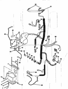 Page A Diagram and Parts List for 917251472  Craftsman Lawn Tractor