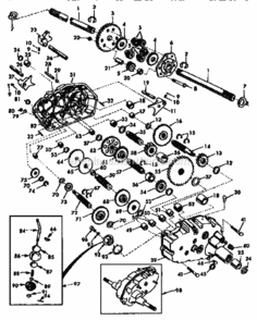 Page K Diagram and Parts List for 917251480  Craftsman Lawn Tractor