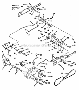 Page C Diagram and Parts List for 917251480  Craftsman Lawn Tractor