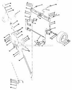 Page D Diagram and Parts List for 917251480  Craftsman Lawn Tractor