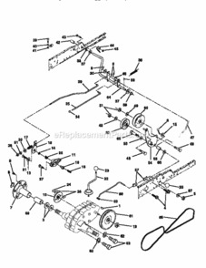 Page C Diagram and Parts List for 917251481  Craftsman Lawn Tractor