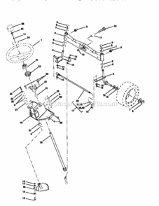 Page D Diagram and Parts List for 917251481  Craftsman Lawn Tractor