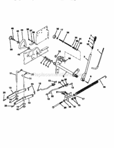 Page I Diagram and Parts List for 917251481  Craftsman Lawn Tractor