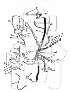 Page A Diagram and Parts List for 917251482  Craftsman Lawn Tractor