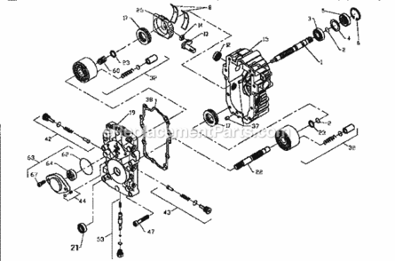 Page L Diagram and Parts List for 917251490  Craftsman Lawn Tractor