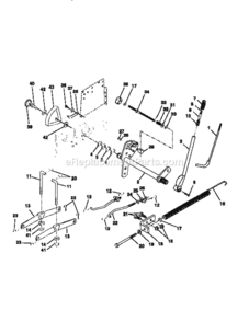 Page J Diagram and Parts List for 917251491  Craftsman Lawn Tractor