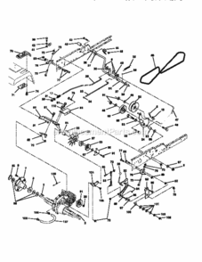 Page C Diagram and Parts List for 917251491  Craftsman Lawn Tractor