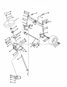 Page D Diagram and Parts List for 917251491  Craftsman Lawn Tractor