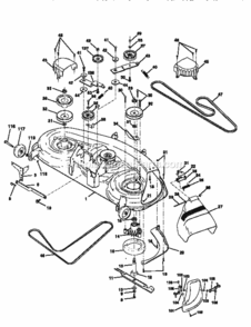 Page F Diagram and Parts List for 917251491  Craftsman Lawn Tractor