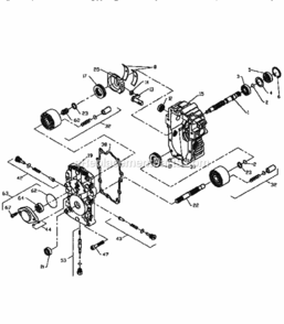 Page L Diagram and Parts List for 917251493  Craftsman Lawn Tractor