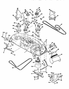 Page F Diagram and Parts List for 917251493  Craftsman Lawn Tractor