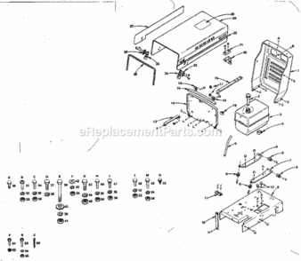 Page B Diagram and Parts List for 91725150  Craftsman Lawn Tractor