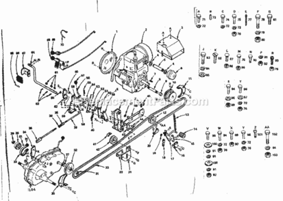 Page D Diagram and Parts List for 91725150  Craftsman Lawn Tractor