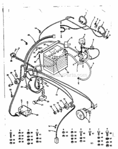 Page E Diagram and Parts List for 91725150  Craftsman Lawn Tractor