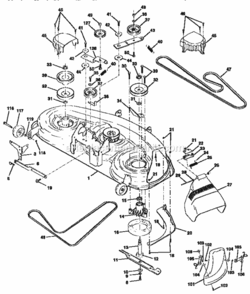 Page J Diagram and Parts List for 917251510  Craftsman Lawn Tractor