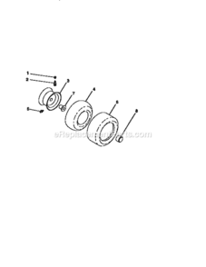 Page H Diagram and Parts List for 917251510  Craftsman Lawn Tractor