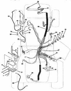 Page A Diagram and Parts List for 917251511  Craftsman Lawn Tractor