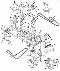 Page J Diagram and Parts List for 917251511  Craftsman Lawn Tractor