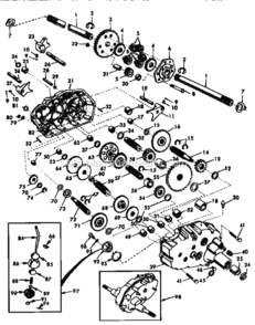 Page K Diagram and Parts List for 917251511  Craftsman Lawn Tractor