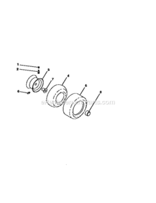 Page H Diagram and Parts List for 917251511  Craftsman Lawn Tractor
