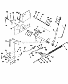 Page I Diagram and Parts List for 917251511  Craftsman Lawn Tractor