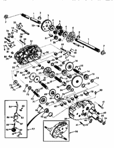 Page K Diagram and Parts List for 917251512  Craftsman Lawn Tractor