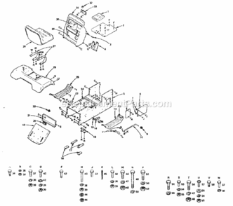 Part Location Diagram of 3155P Craftsman Hex Fin Bolt