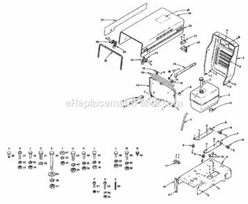 Part Location Diagram of 8028R Craftsman Decal
