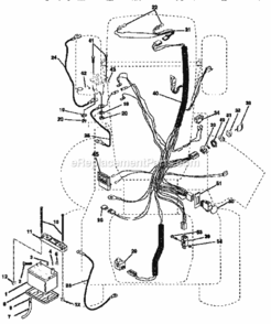 Page A Diagram and Parts List for 917251520  Craftsman Lawn Tractor