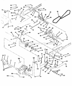 Page C Diagram and Parts List for 917251520  Craftsman Lawn Tractor