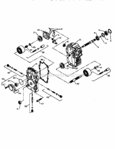 Page J Diagram and Parts List for 917251521  Craftsman Lawn Tractor
