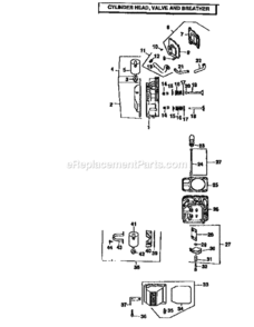 Page M Diagram and Parts List for 917251521  Craftsman Lawn Tractor
