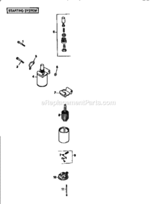 Page R Diagram and Parts List for 917251521  Craftsman Lawn Tractor