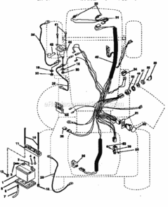 Page A Diagram and Parts List for 917251523  Craftsman Lawn Tractor