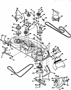 Page H Diagram and Parts List for 917251523  Craftsman Lawn Tractor
