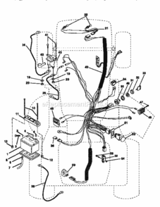 Page A Diagram and Parts List for 917251550  Craftsman Lawn Tractor